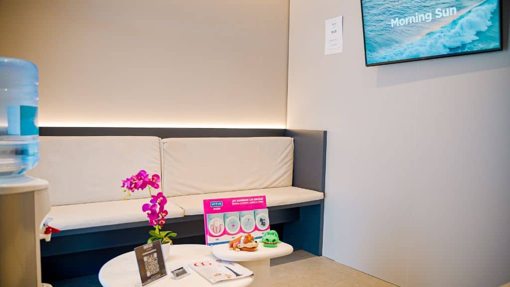 Sala de espera clínica dental